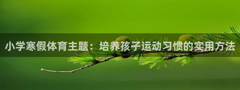 betway西汉姆联：小学寒假体育主题：培养孩子运动习惯的实用方法