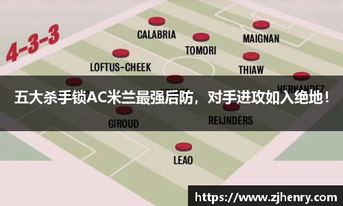 五大杀手锁AC米兰最强后防，对手进攻如入绝地！